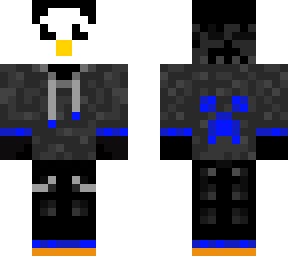 blue hoodie penguin
