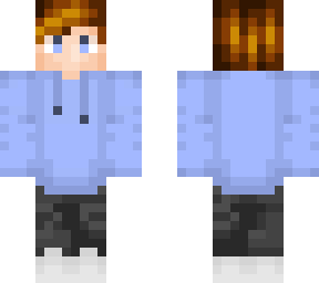 classical blue boy hoodie