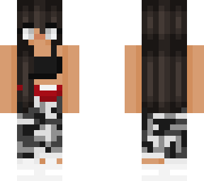 fanny pack x black n white camo