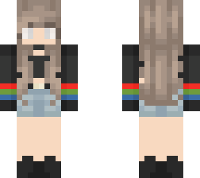 female striped outfit