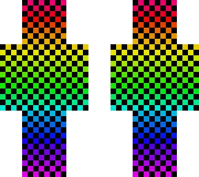 rainbow checker