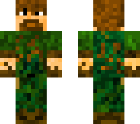 soldier in forest camo