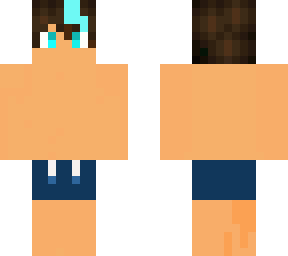 swimming blue highlights