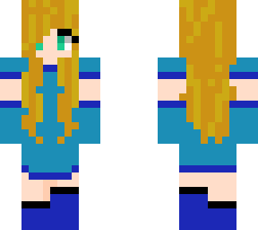 blondie in blue