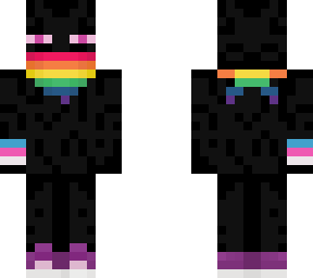 enderman w/ lgbt bandana