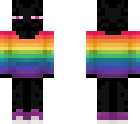 enderman w/ lgbt sweater