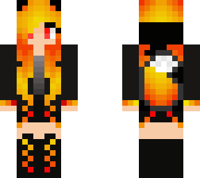 foxy girl with long hair