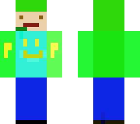 green haired dantdm