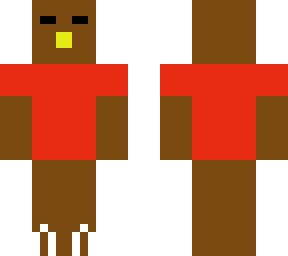 griffin wearing a red top