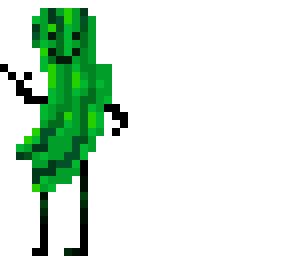 its a pickle with arms that i totally didnt steal