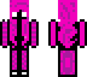 badass pink herobine girl