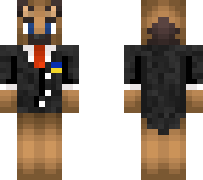 dog in tux