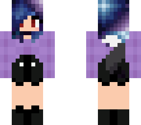 galaxy wolf girl