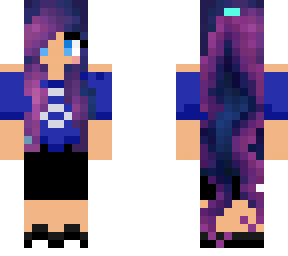 purple hair pokegirl
