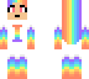 rainbow girl