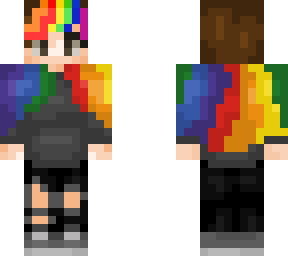Rainbow Pride Boy | Minecraft Skin