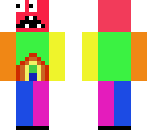 rainbow weird looking guy