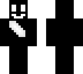 the white black