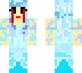 unique blue girl