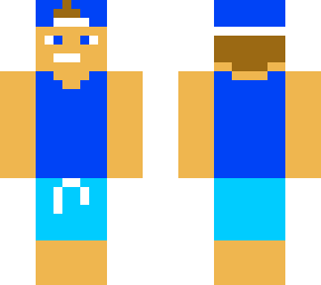 blue__ beach skin