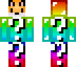 lucky block rainbow fox