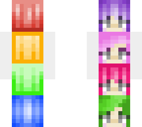 which front and back hair shading?