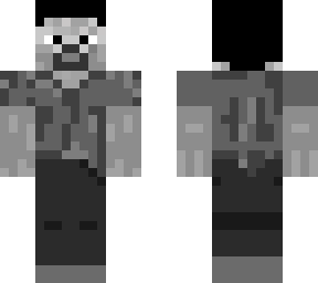 black & white steve