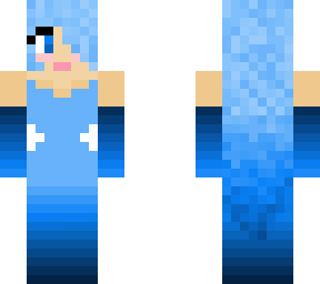 blue gown