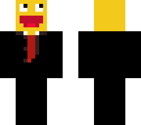 meme smiley face in a suit