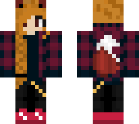 chain ginger fox girl