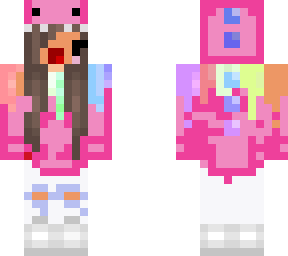dragon girl pink style