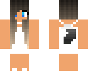 female wolf pack leader in a white dress