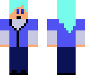 blue girl