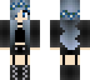 edit emo girl flowers