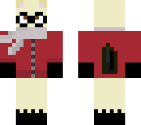 ferret with a shirt and scarf