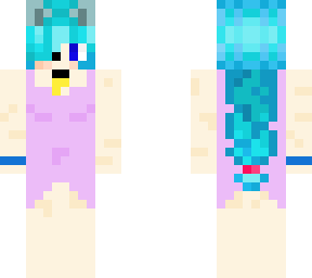 fixed cat girl with bathing suit.