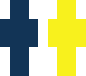 gelb blau