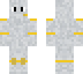 strange white creature golden