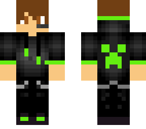 green blue creeper boy