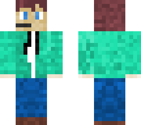 jacket + jeans boy-w/ headphone + microphone (blue eyes)
