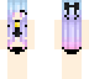 pastel goth bikini edit