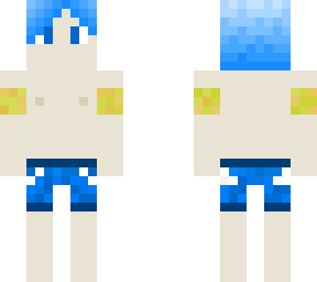 swimmer with floaties
