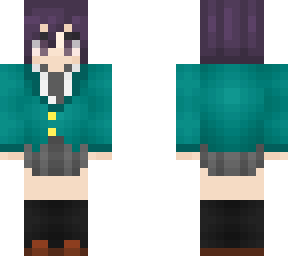 kokichi ouma school girl without scarf