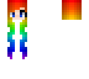rainbow hair base - hb