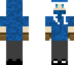 blue man