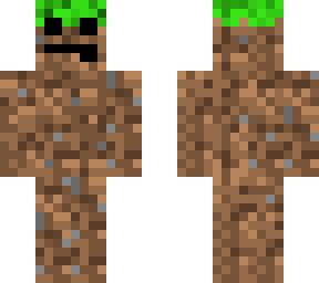 dirt block with face