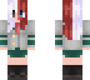girl todoroki (with no glasses)