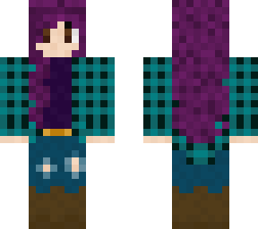 purple hair cowgirl fixed