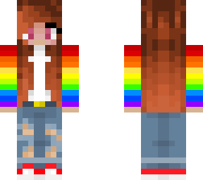 rainbow girl