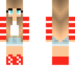 red lemonade girl